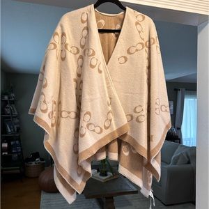 Coach Signature Poncho (Reversible)